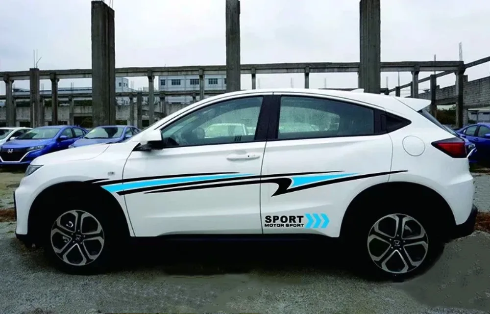Индивидуальная Автомобильная поясная линия, двухсторонние спортивные наклейки для украшения, наклейки, пленка для универсального автомобиля, автомобильные товары