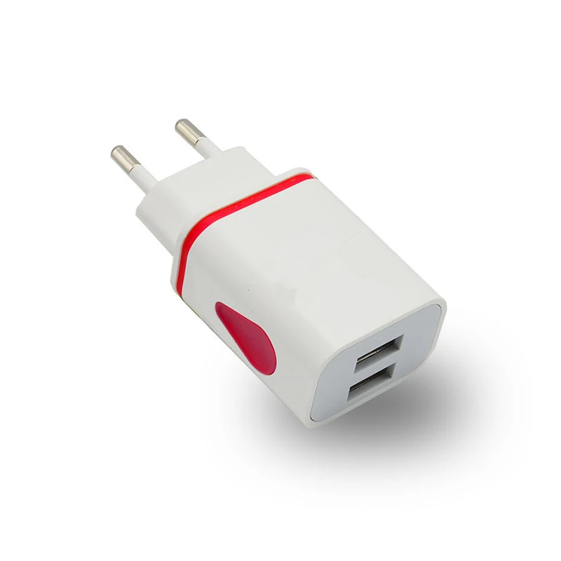 Светодиодный светильник двойные USB порты вилка стандарта США и ЕС домашнее