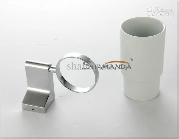 to tap Single Tumbler Holder Toothbrush Cup Brass Base with Chrome finish+Glass Bathroom Accessories-97016 placa le | Обустройство