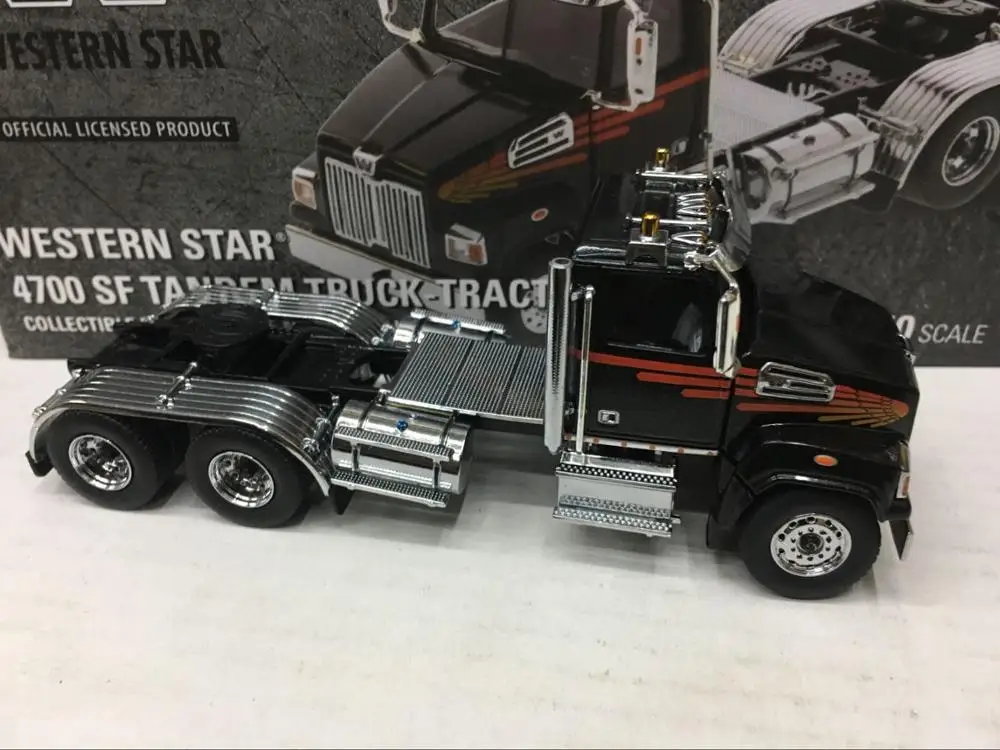 Тандемный грузовик Western Star 4700 SF трактор масштаб 1/50 от бренд Diecast Masters DM71036|Наземный