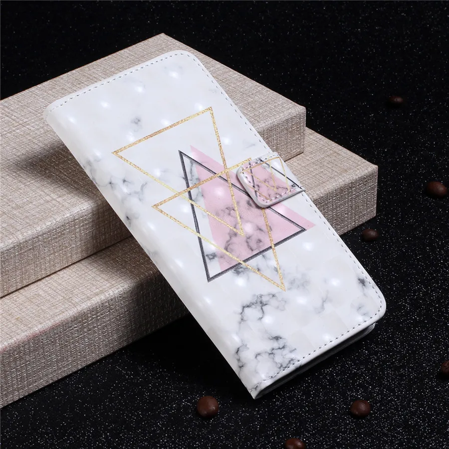 Для samsung Galaxy S9 S8 Plus 3D мрамор Etui on для Fundas samsung S7 S7 Edge SM-G930 Чехол Флип Бумажник кожаный чехол-подставка