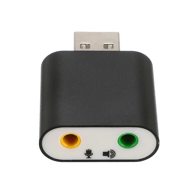Мини Внешняя USB 2 0 7 1 CH Виртуальная Аудио Звуковая карта адаптер конвертер для