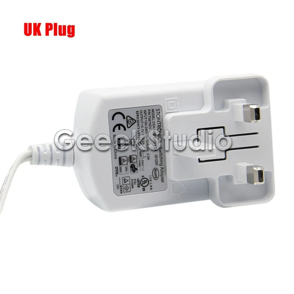 Официальный Raspberry Pi 3 источник питания 5 1 V 2.5A Micro USB зарядное устройство AU/US/EU/UK