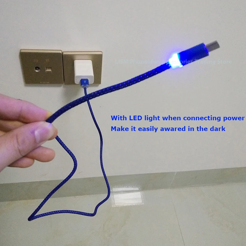 8 мм Длинный USB разъем типа C штекер кабеля светодиода 100 см Cabel для UMI Plus E Max Z UMIDIGI S2