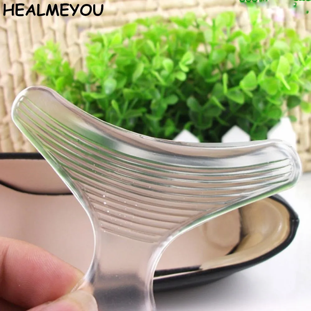 Незаметные силиконовые наклейки HEALMEYOU прозрачные противоскользящие на обувь