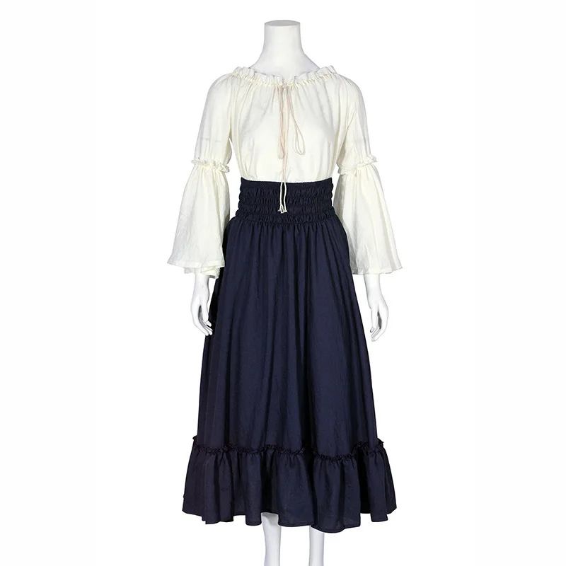 Женское платье в стиле средневекового Ренессанса готическое викторианское