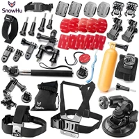 snowhu for gopro accessories set for go pro hero 9 8 7 6 5 4 kit mount for sjcam for yi 4k camera for eken h9 tripod gs54
