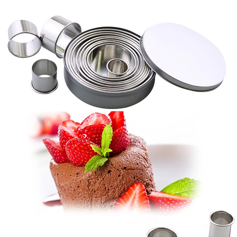 Украшения торта формочка печенья круг выпечки металлическое кольцо из