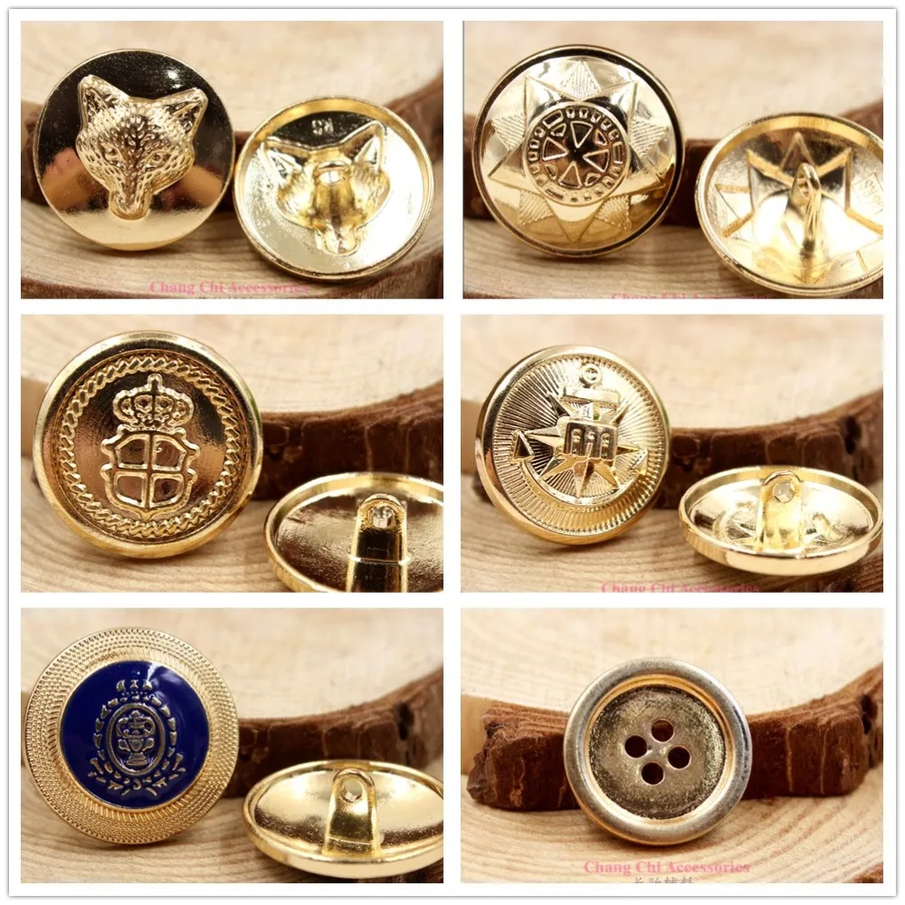 15418173 10 шт. металлические пуговицы в виде королевской короны|buttons fashion|fashion buttonsmetal