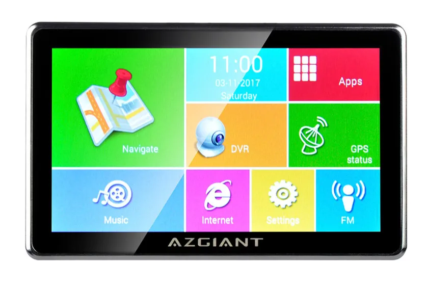 AZGIANT Многофункциональный 3 в 1 сенсорный экран wifi 7 &quotавтомобиль/грузовик Android gps
