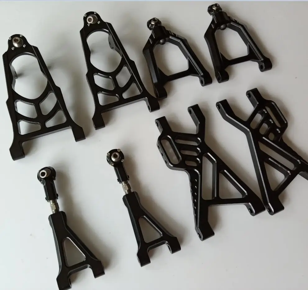 CNC Сплав передний+ задний верхний нижний рычаг подвески наборы 8 шт. для HPI baja 5b 5t 5sc Rovan KM buggy 1/5 rc автомобиль газ