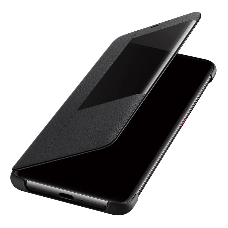 Чехол для HUAWEI Mate 20 Pro X кожаный флип-чехол Smart View Оригинальный чехол с умным окном