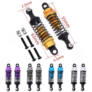 2 шт. алюминиевый амортизатор для WLtoys 118 RC модели, детали для обновления автомобиля, сменный пульт дистанционного управления для A959 A969 A979 K929