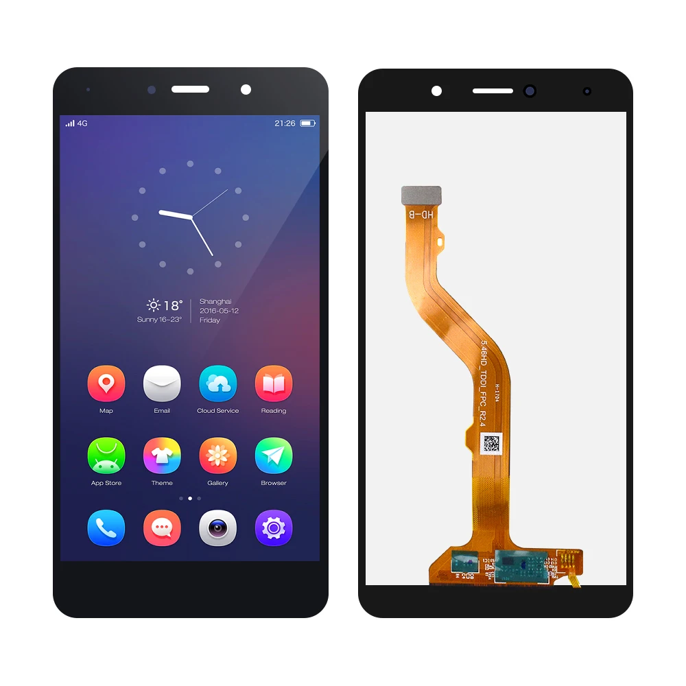 ЖК-дисплей для HUAWEI Y7 Prime ЖК-дисплей Экран Дисплей планшета Сенсорный экран TRT L21 L21A L21X LX2 LX1 LX3 сборка Рамка