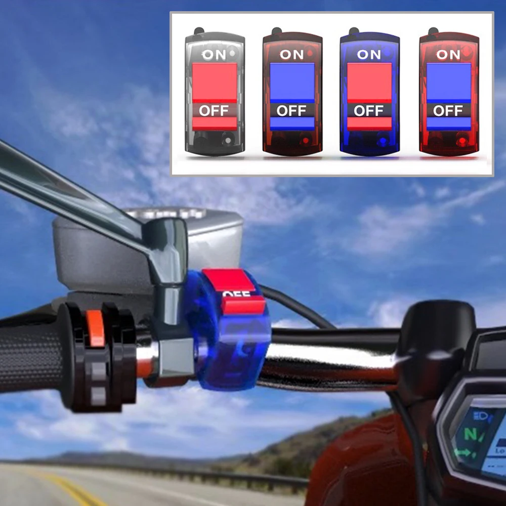 12 В мотоциклетный руль выключен переключатель управления для светодиодных фар