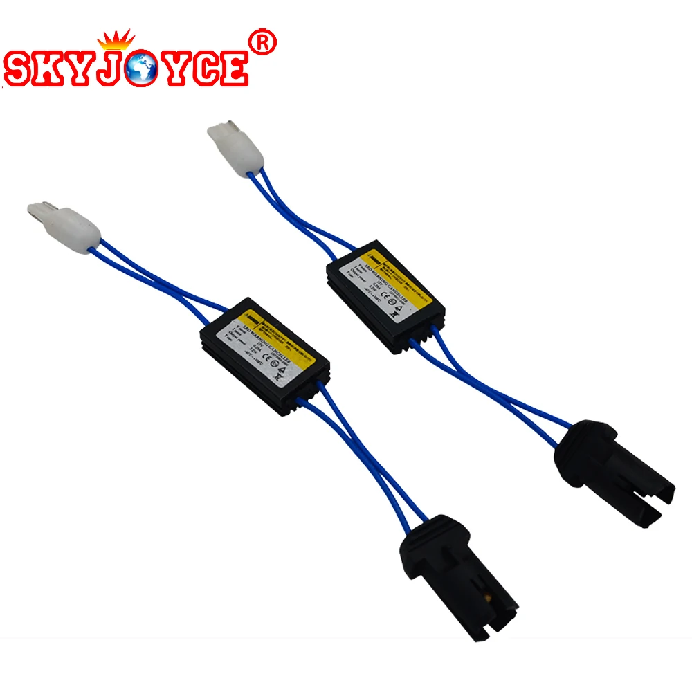 SKYJOYCE 50 пара/лот T10 светодиодная лампочка Canbus без ошибок 12 В 0.29A предупреждающий