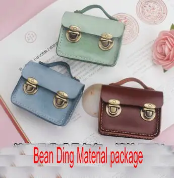 

Handmade leather Bean Ding material package diy Semi-finished products cowhide wallets