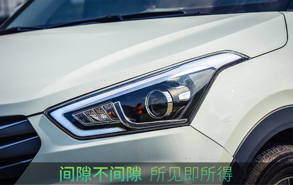 Автомобильный бампер налобный фонарь для Hyundai IX25 Creta 2014 ~ 2016y автомобильные