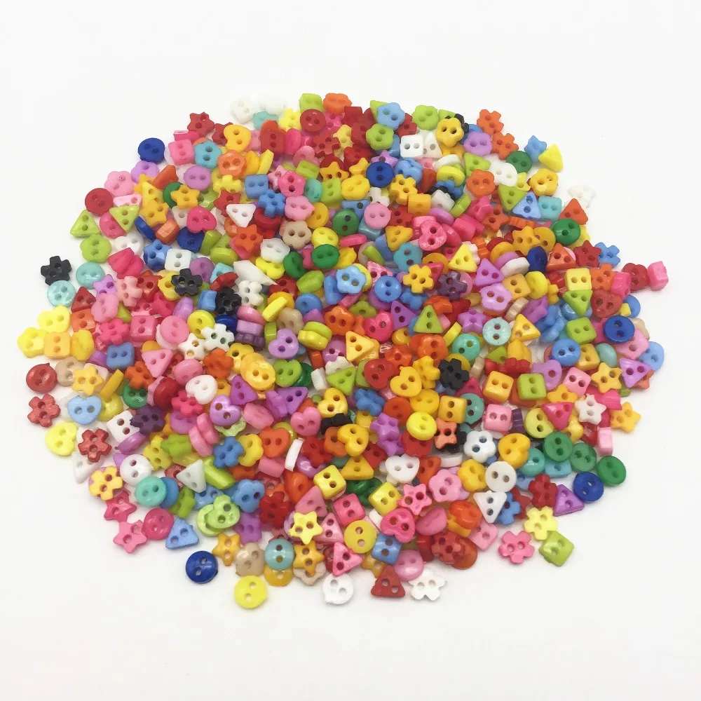 1000 шт. разноцветные миниатюрные пуговицы 6 мм|scrapbooking cardmaking|button heartclothes button |