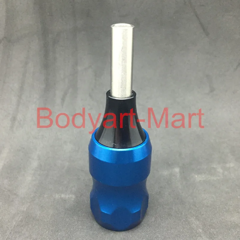 Новое поступление 25 мм синяя алюминиевая тату ручка трубы с задней стволовой