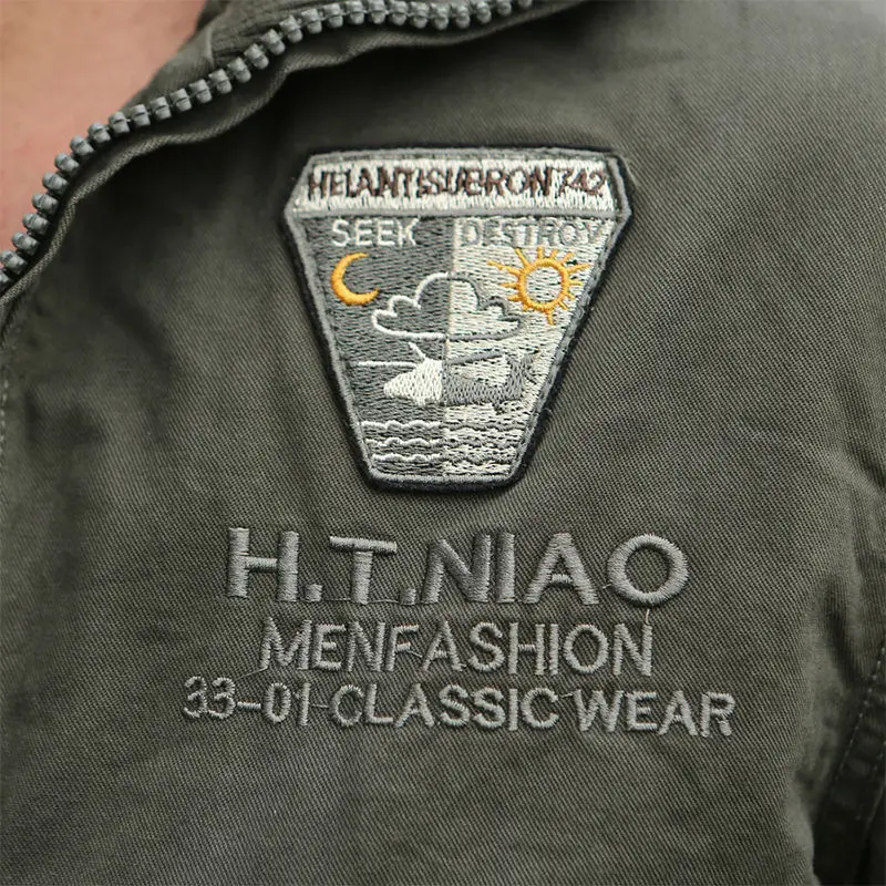 2020 брендовая одежда в армейском стиле военная форменная куртка Мужская
