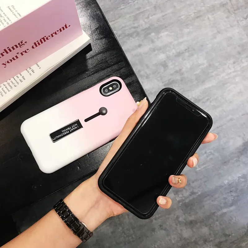 Модный градиентный чехол для iPhone 6 6s 7 8 Plus XS MAX XR мраморный силиконовый накладка