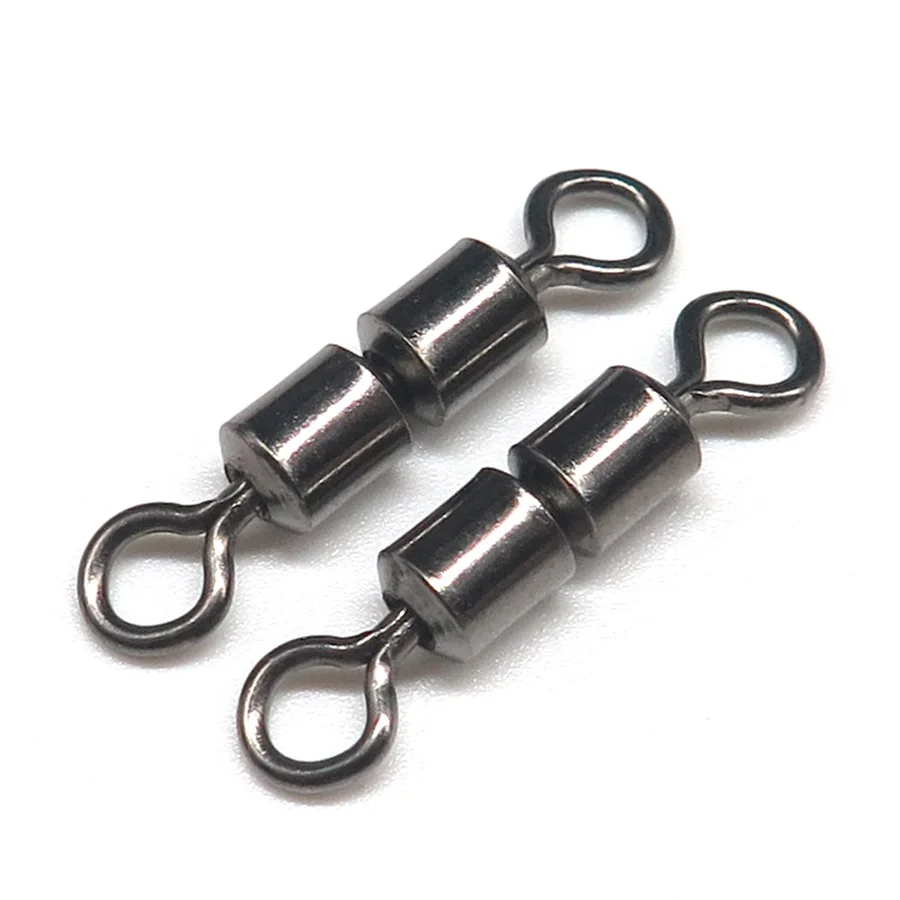 Minfishing 100 шт. рыболовные Вертлюги с двумя шарнирами|fishing hook|fishing swivelsrolling swivel |