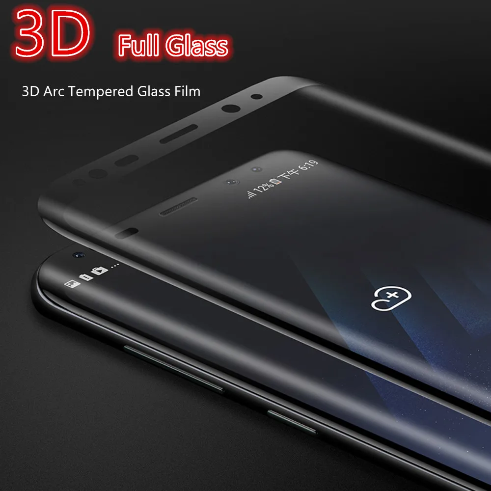 Защита экрана для Samsung Galaxy S9 Plus закаленное стекло с полным покрытием 3D изогнутая