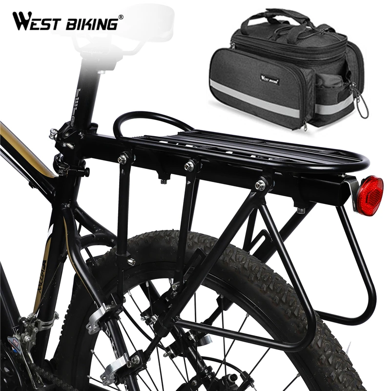 WEST BIKING, горный велосипед, багажная переноска, быстросъемная велосипедная грузовая стойка, сумка для багажника 20-29 дюймов, велосипедная задняя полка