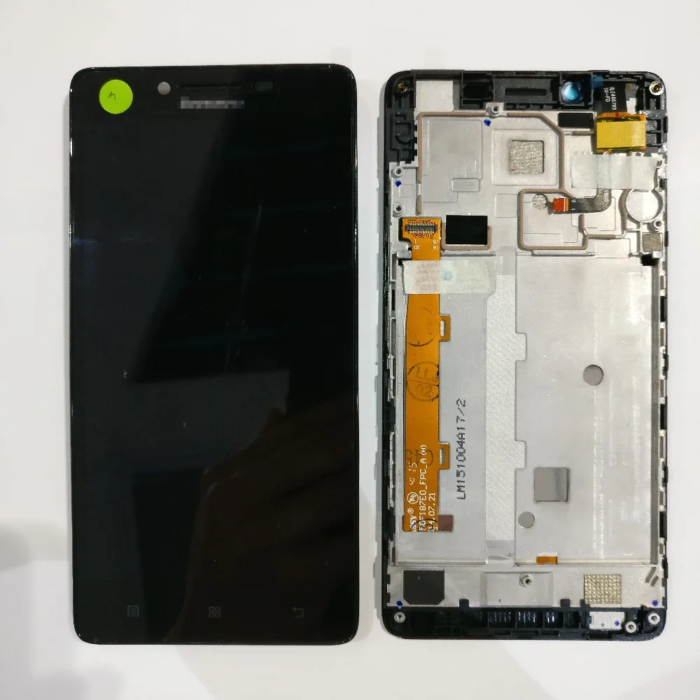 Высококачественный черный ЖК-дисплей 5 0 дюйма для Lenovo A6000 / A6000-l Plus + дигитайзер