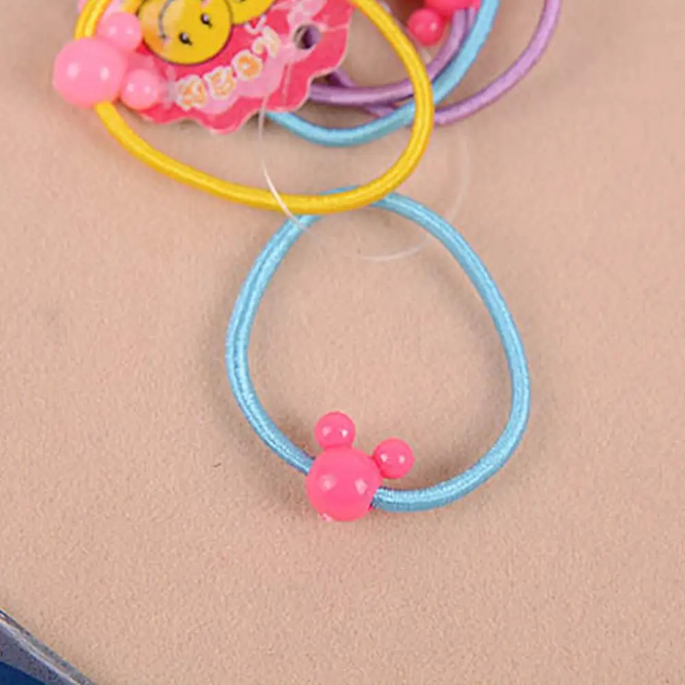 5 шт. высокое качество круглый шар Детские эластичные резинки для волос