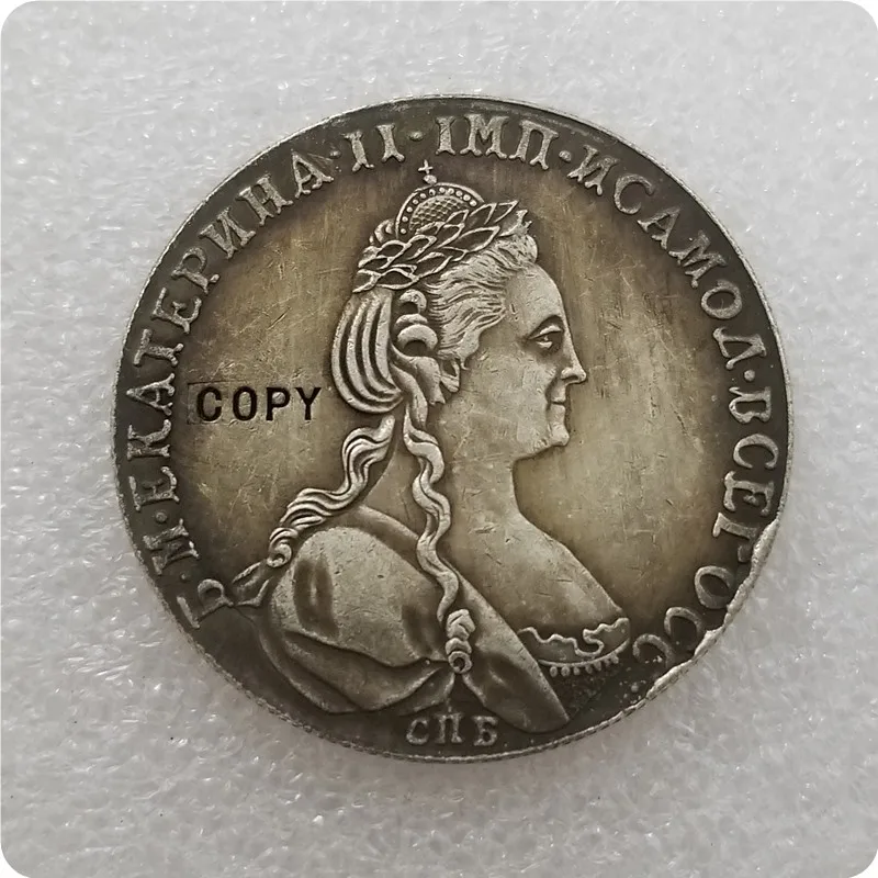 1 рубль 1780 Россия копия монет памятные монеты-копия медаль коллекционные монеты |