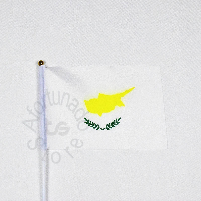 Кипр 14*21 см флаг фотография баннер|Флаги баннеры и аксессуары| |