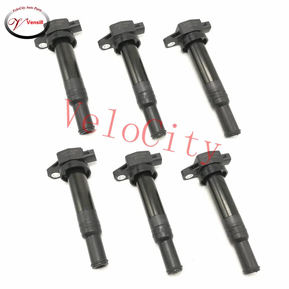 6 шт. деталь катушки зажигания № 27301 3E400 273013E400 для Magentis Hyundai Santa Fe 07 09 Optima Rondo