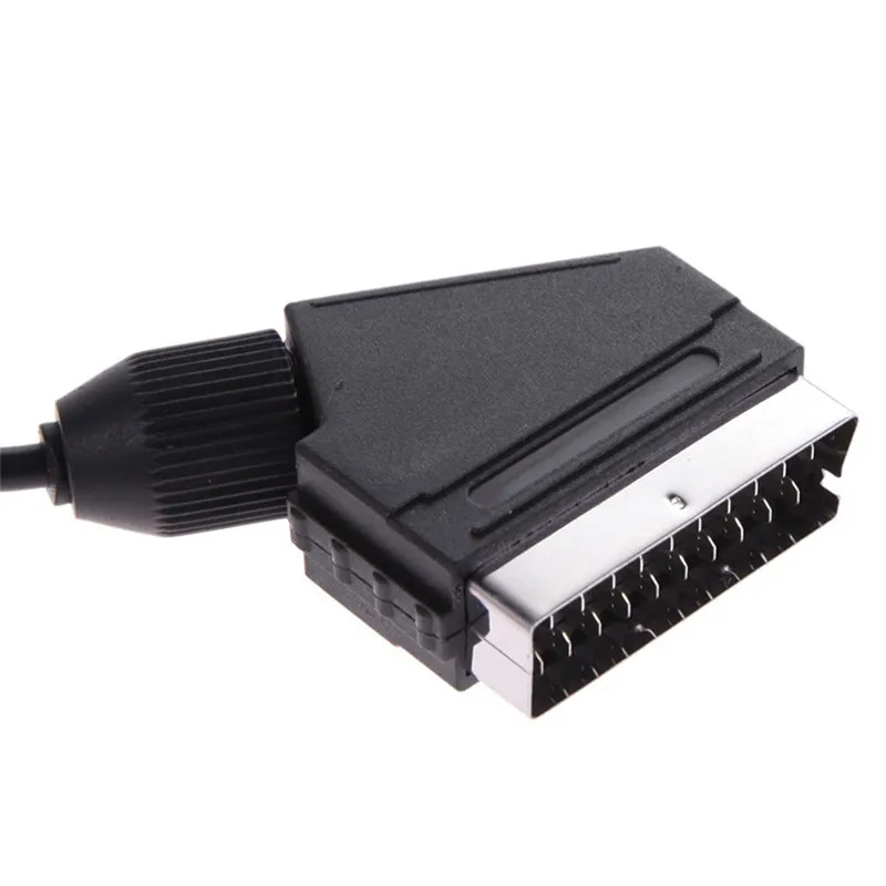ПВХ RGB Scart видео av-кабель, игровой шнур, 1,8 м, RGB видео кабель для PAL Super для kingd N64 NGC SNES, черный, новинка