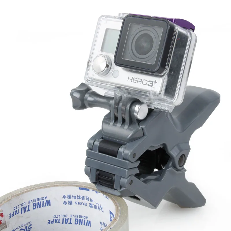 Гибкое зажимное крепление PULUZ с пряжкой и винтом накатанной головкой для GoPro