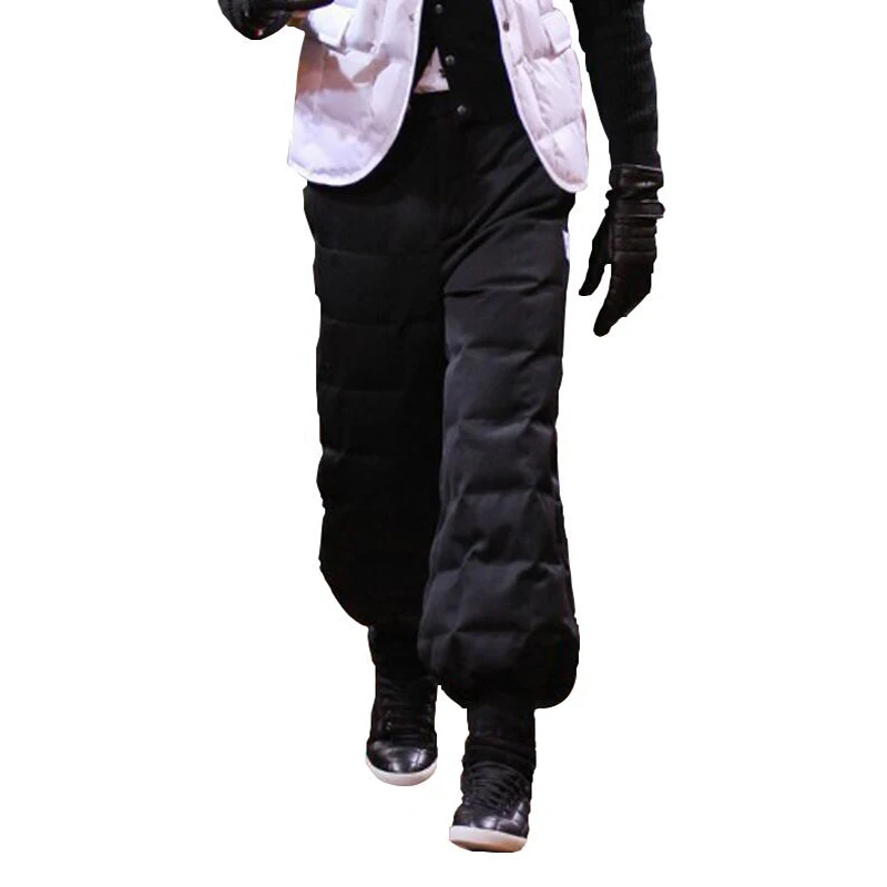 Jvzkass 2020 winter new down pants women wear thin high waist thick tooling harem pants large size slim trousers Z239