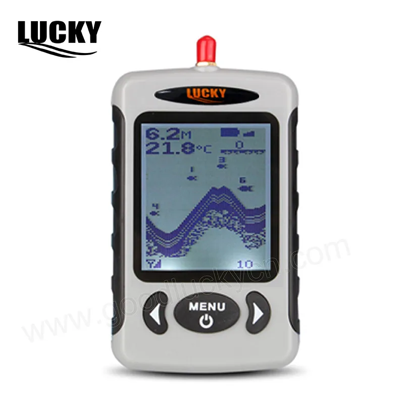 Русское Меню 100% Оригинал Lucky FFW718 Беспроводной Портативный Эхолот 40 М/120FT Sonar