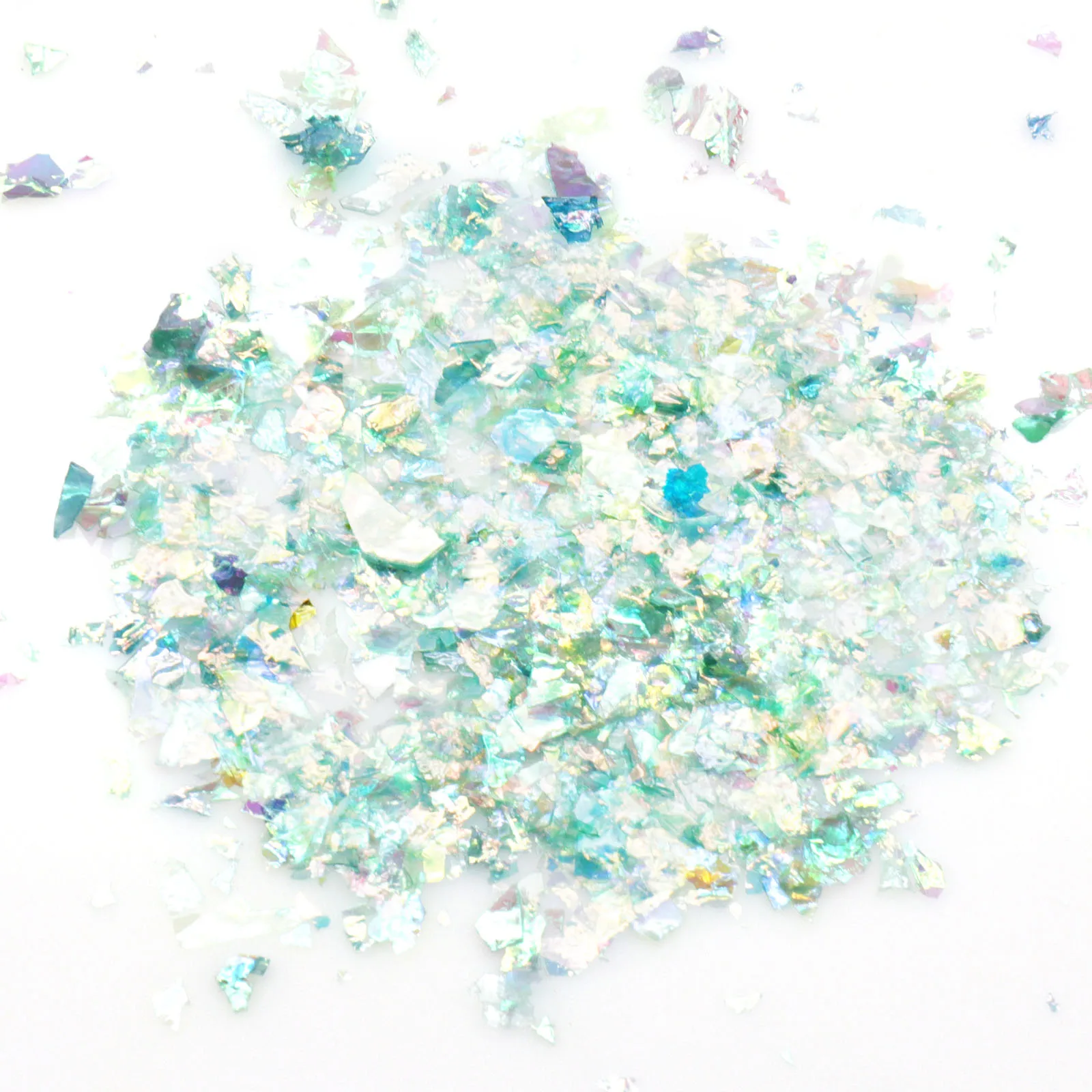 Irregular Broken Glass Nail Glitter Stickers Shattered Fragments Manicure Cellophane Pedicure Decal Decoration Tool | Дом и сад