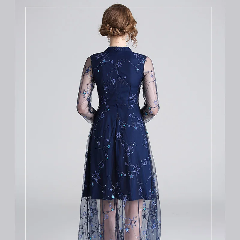 Новые женские платья с v-образным вырезом А-силуэта кружевные и офисные | Женская