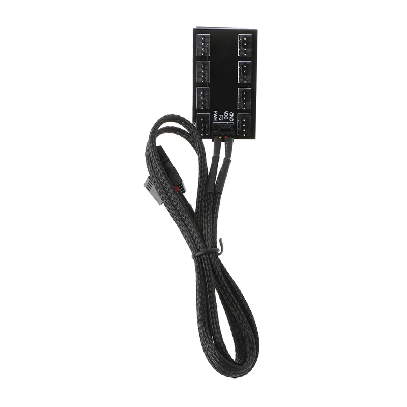 Новинка от 1 до 8 4 контактный разветвитель вентилятора Molex TX4 PWM для охлаждения ЦП