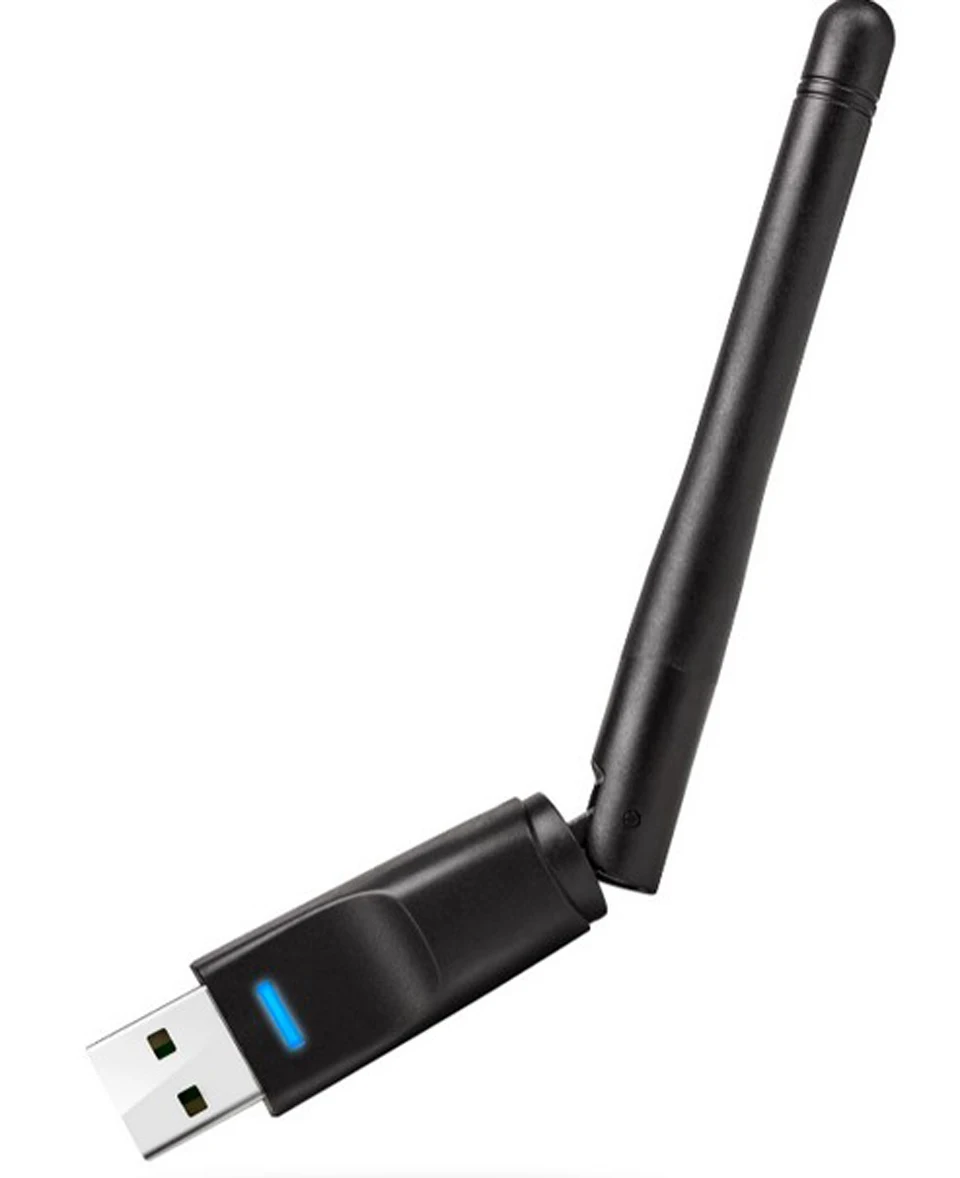 150 Мбит/с беспроводной USB WiFi адаптер мини беспроводная сетевая карта USB Ethernet адаптер внешняя WLAN сетевая карта USB WiFi приемник - Цвет: Black