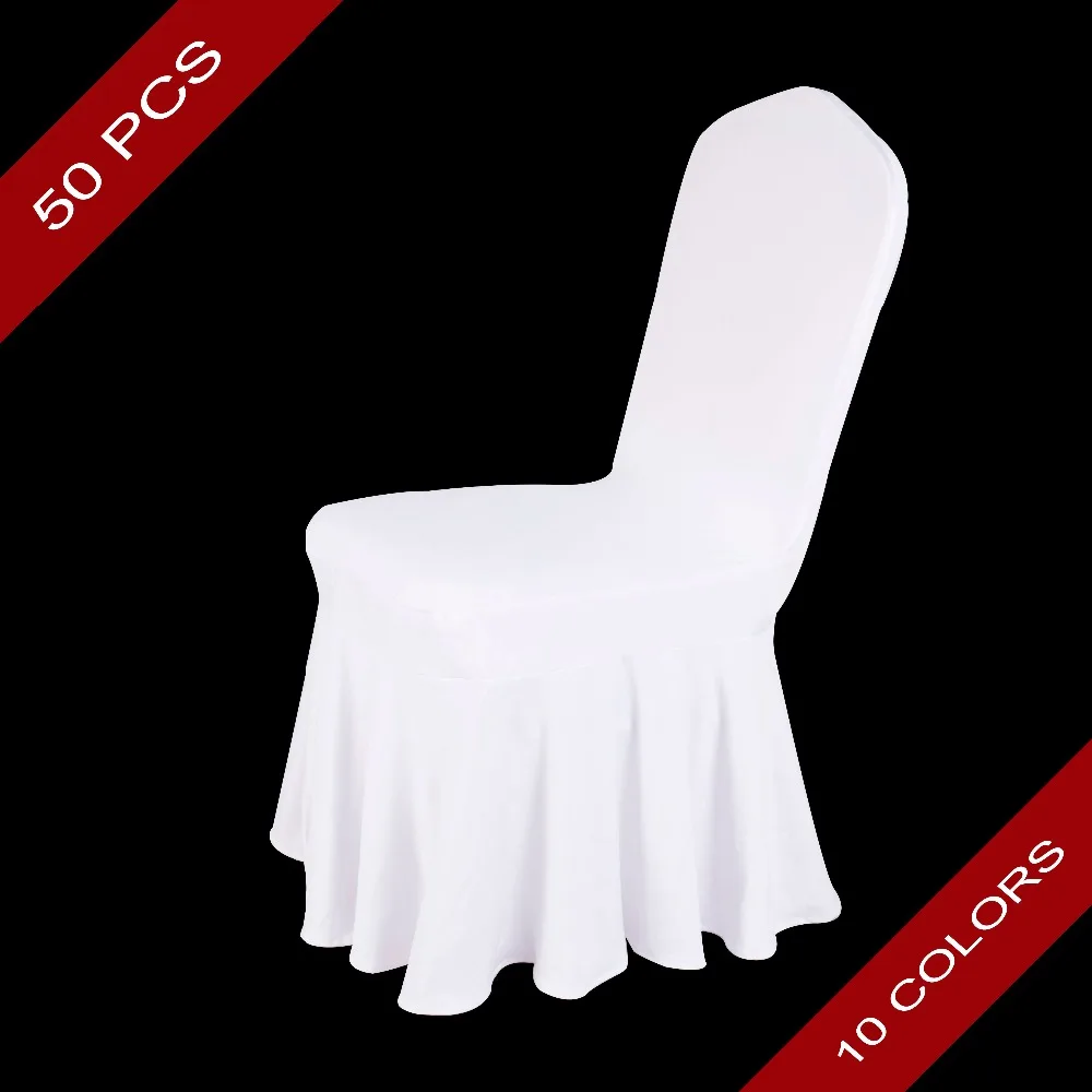 Универсальные оборки из лайкры и спандекса для стульев 50 шт.|spandex chair covers|spandex covers