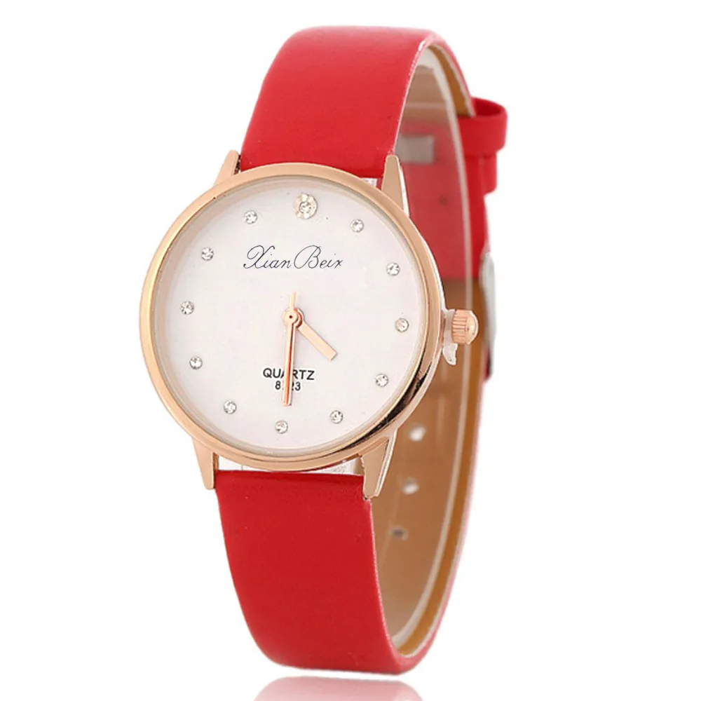Женские часы модные кожаные Наручные женские Mujer Bayan Kol Saati Montre Feminino|Женские