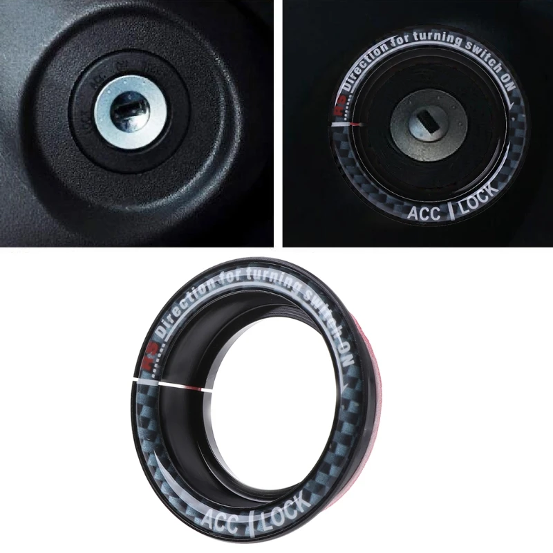 Ignition Key Hole Switch Ring Cover Trim Fit For Ford Focus Escape Kuga Fusion | Rings