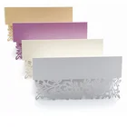 50 шт., лист дерева, лазерная резка, карта, полая, роскошная, настольная, карта имени, установка сообщения, карта, украшения для свадьбы и дня рождения вечерние принадлежности