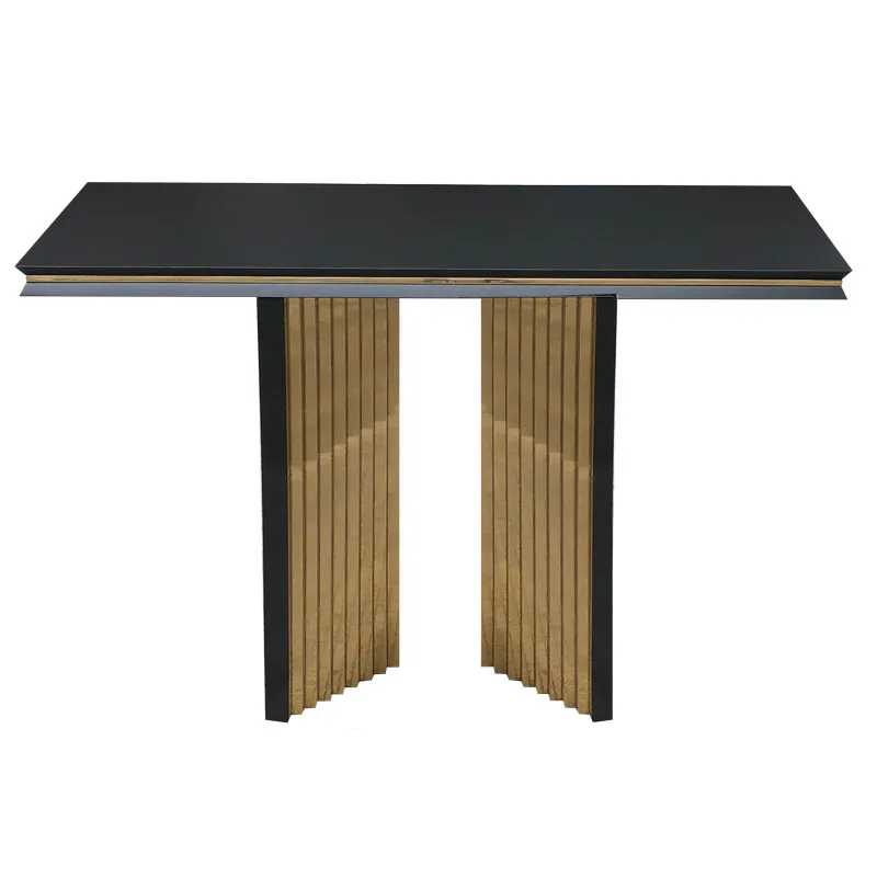 Лидер продаж роскошный матовый глянцевый лаковый боковой столик из нержавеющей