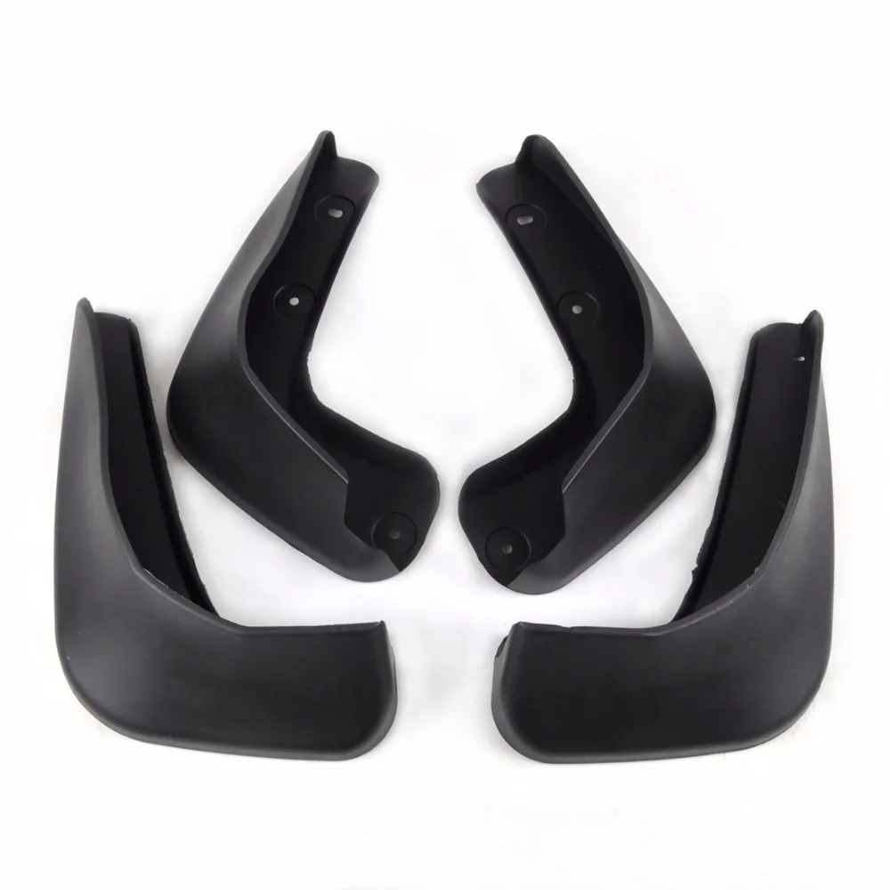 CITALL 4 шт. черные Брызговики ABS пластиковые для Honda Fit/Jazz 2008 2009 2010 2011 2012 | Автомобили и