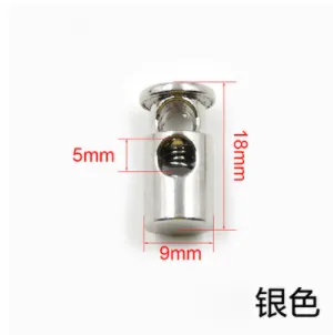 A34 High grade metal spring buckle bag and suitcase fittings coat rope cord lock slip stop adjustment stoppers | Дом и сад