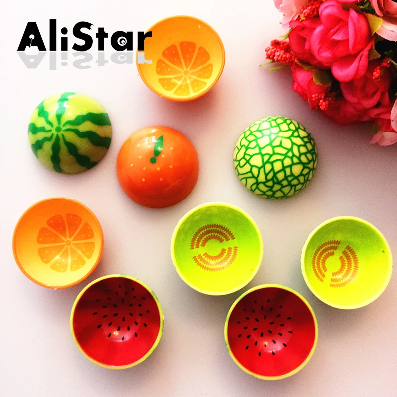 20 шт./лот Симпатичные Мини чаши арбуз оранжевая форма Круглые Пластиковые